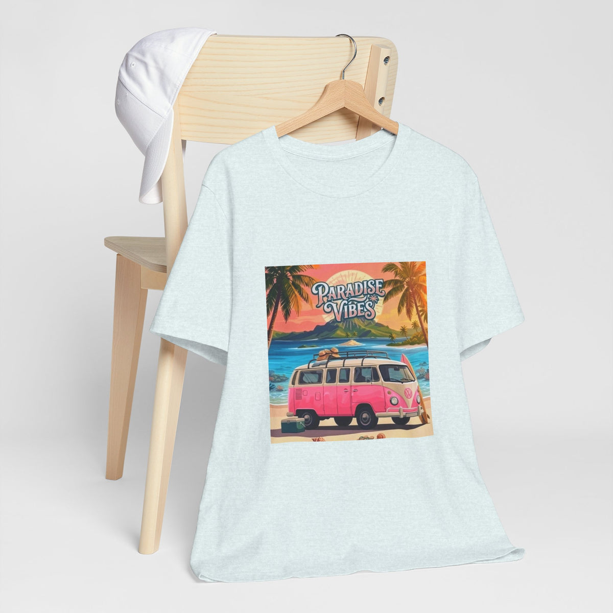 Paradise Vibes Beach Van T-Shirt
