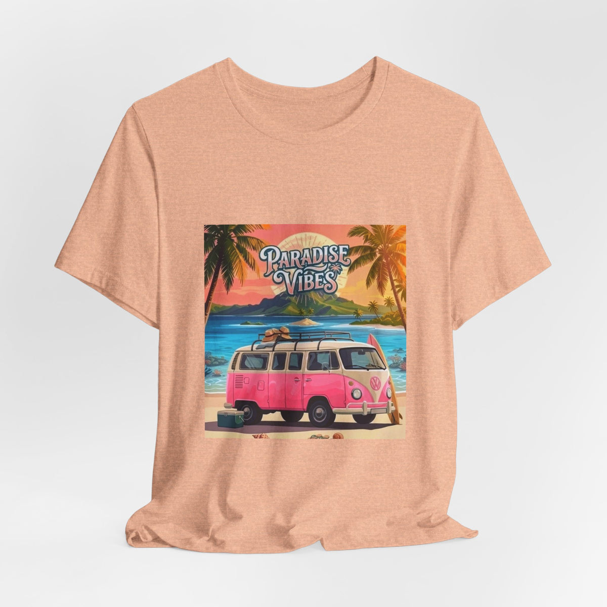 Paradise Vibes Beach Van T-Shirt