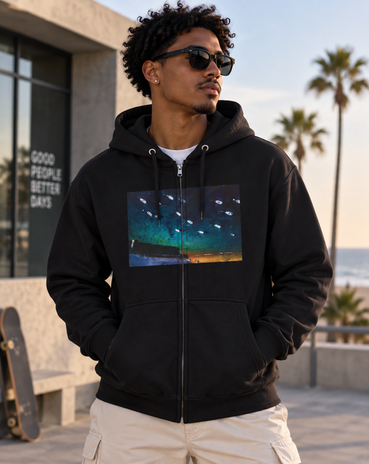 Unisex Zip Hoodie